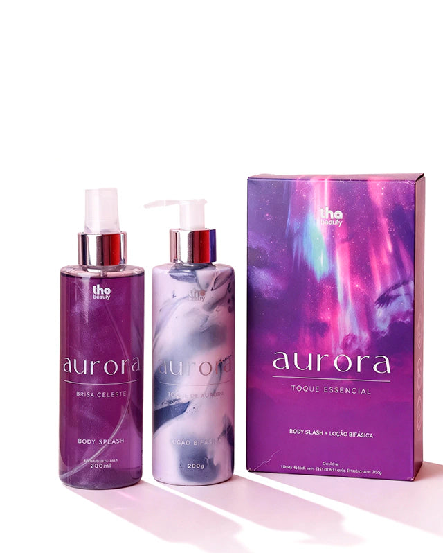 Kit Aurora: Body Splash + Loção Hidratante