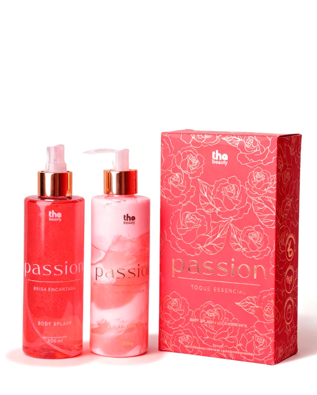 Kit Passion: Body Splash + Loção Bifásica